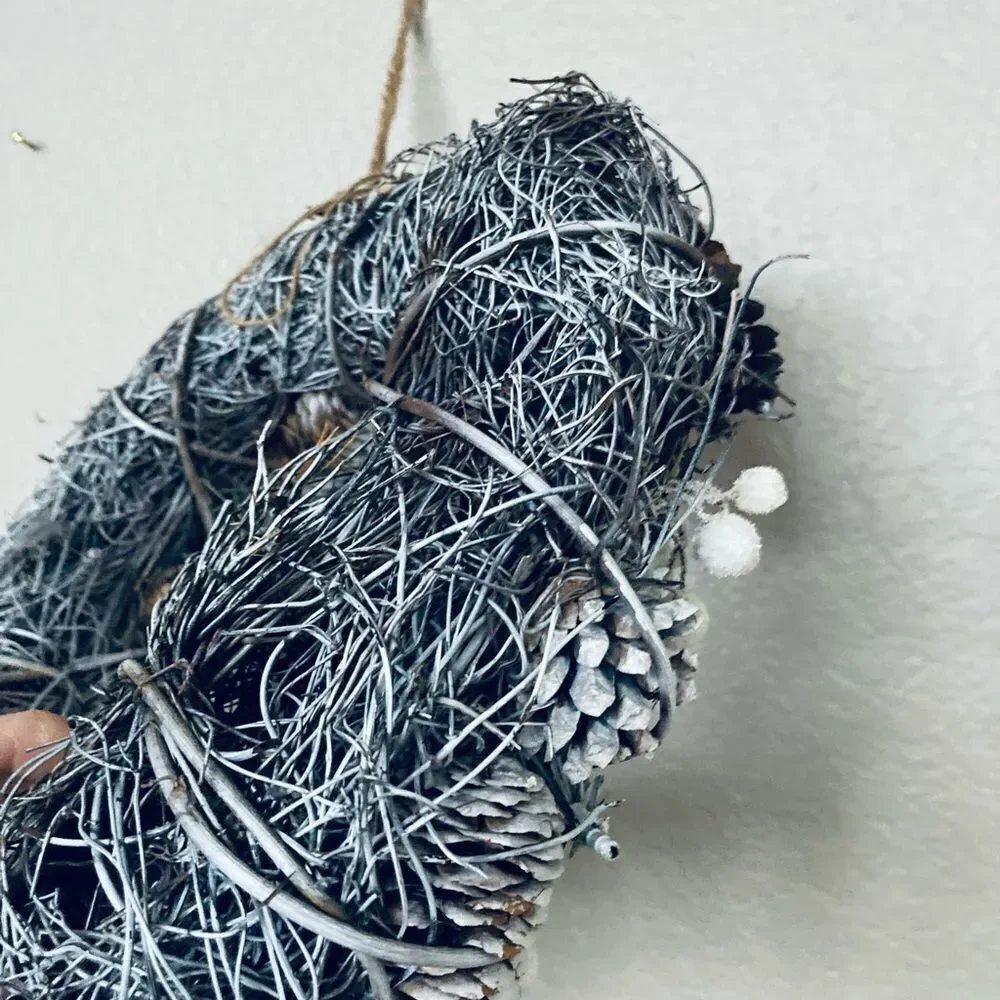 Rustic Winter Holiday Christmas Pine Wreath